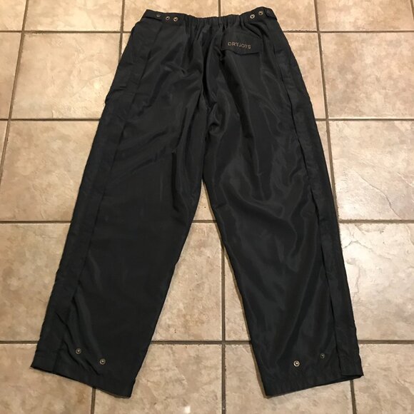 Men's Footjoy Dryjoys Golf Pants-Full Side Zip/Snaps-Adjustable Waist -Size: XL - Picture 4 of 8